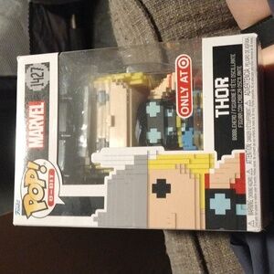 Funko POP! 8-Bit Thor #1427 Marvel Target Exclusive Damaged Box